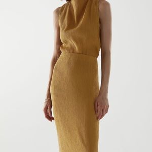 Cos NWT mustard maxi skirt